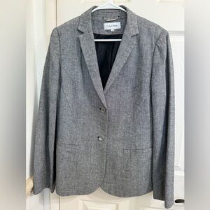 Womens Calvin Klein Grey Pantsuit